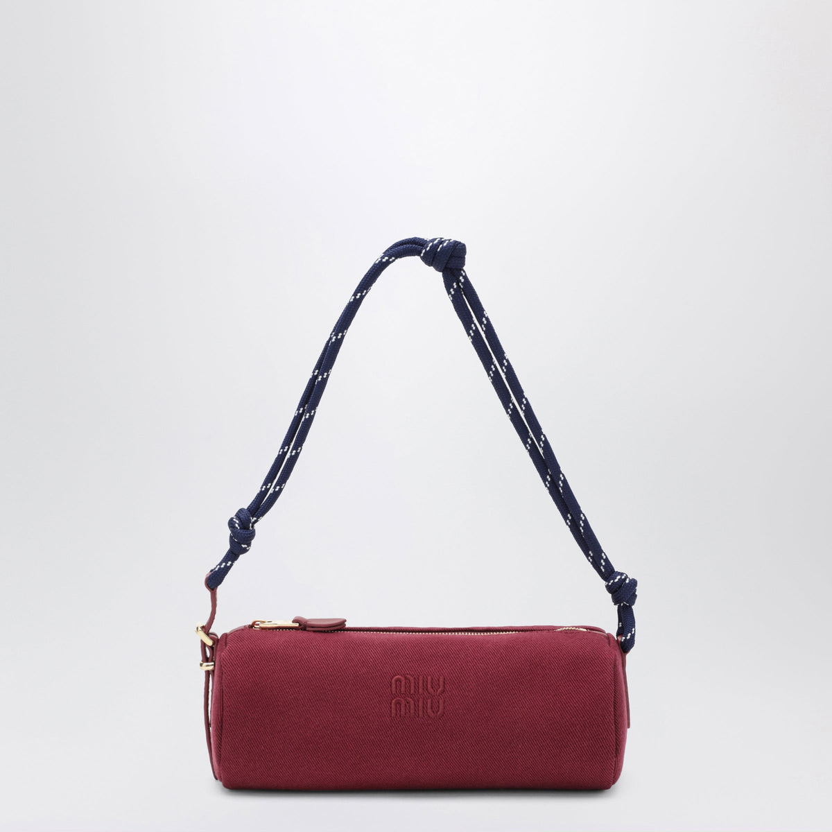 Miu Miu Cerise/Baltico Pouch In Cotton Gabardine Women MIU MIU