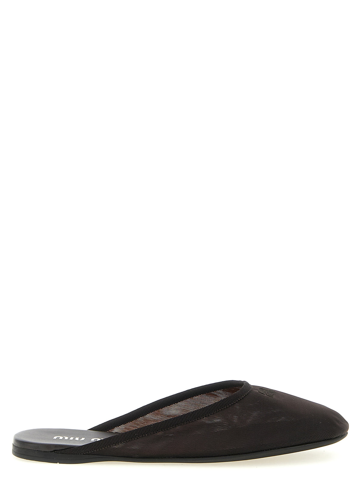 Miu Miu Women Mesh Fabric Slippers MIU MIU