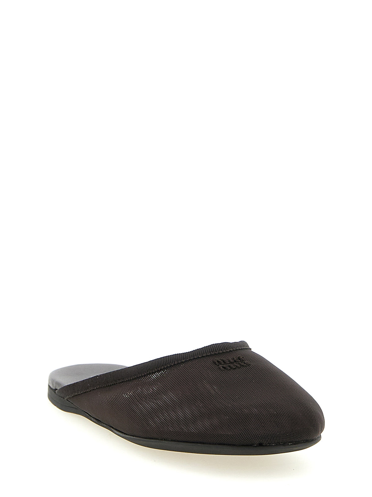 Miu Miu Women Mesh Fabric Slippers MIU MIU