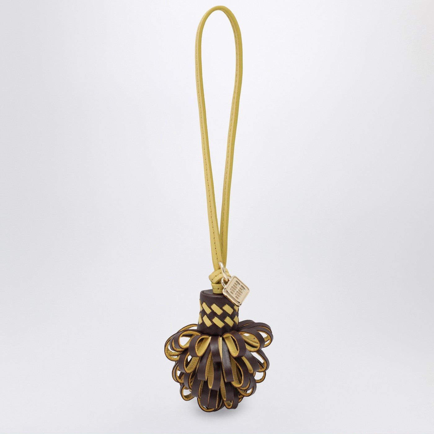 Miu Miu Brown/Yellow Nappa Trick Women MIU MIU