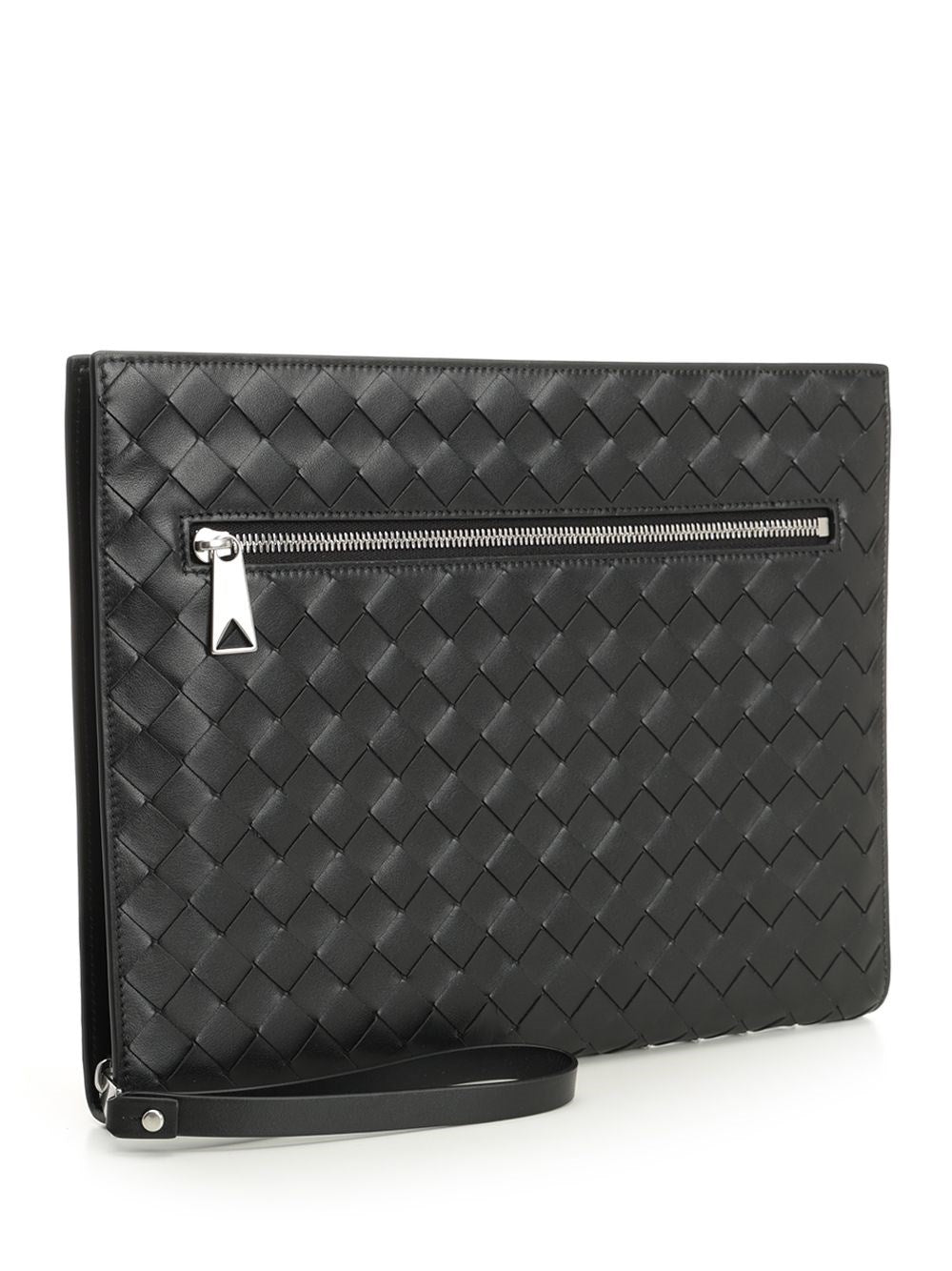 Bottega Veneta Men Woven Document Holder With Strap BOTTEGA VENETA