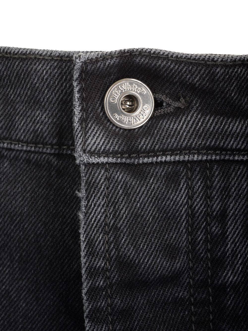 Off-White Men Relaxed Fit "Diag" Jeans OFF-WHITE