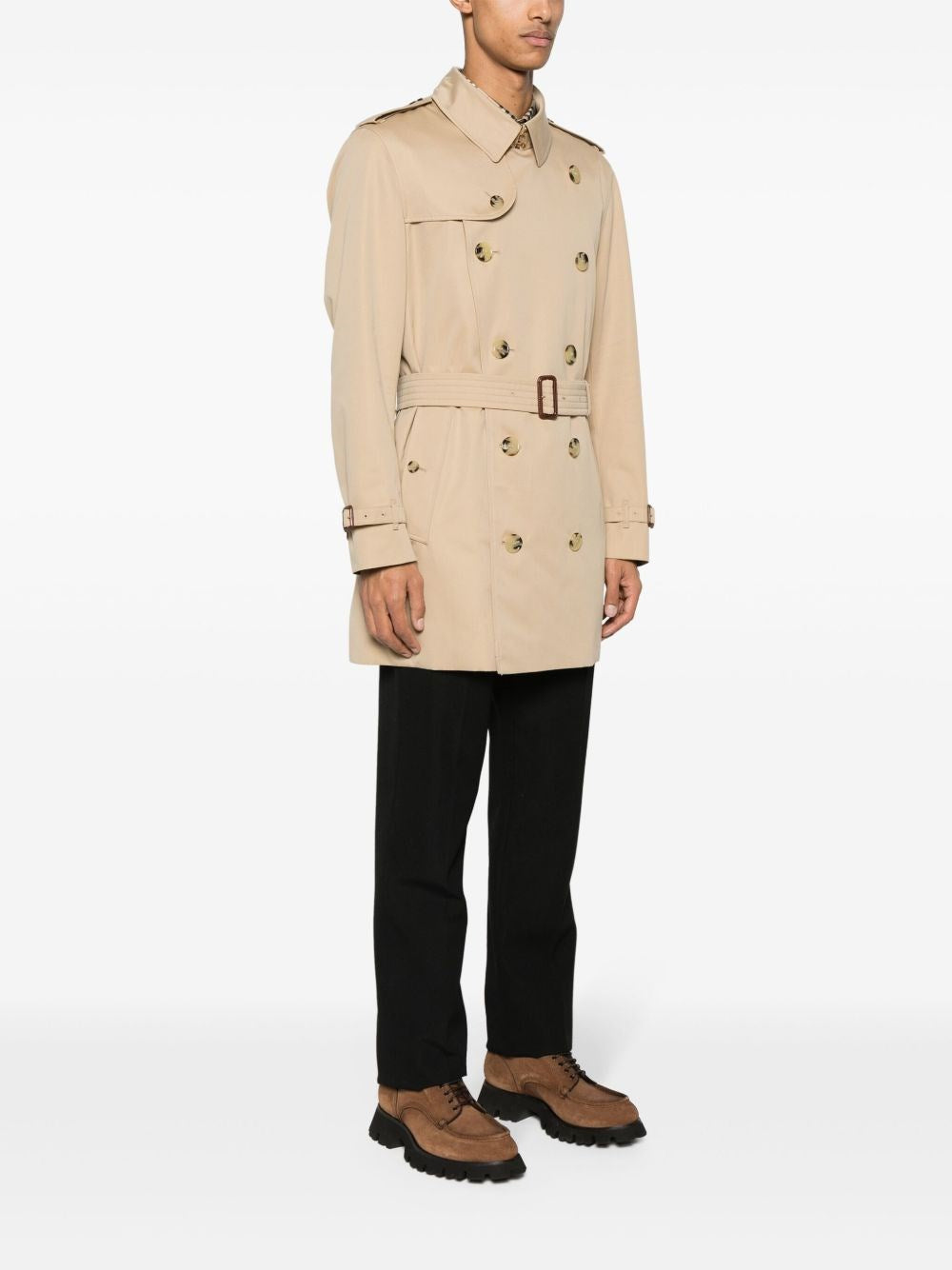 Burberry Men Burberry "The Kensington" Short Trench BURBERRY