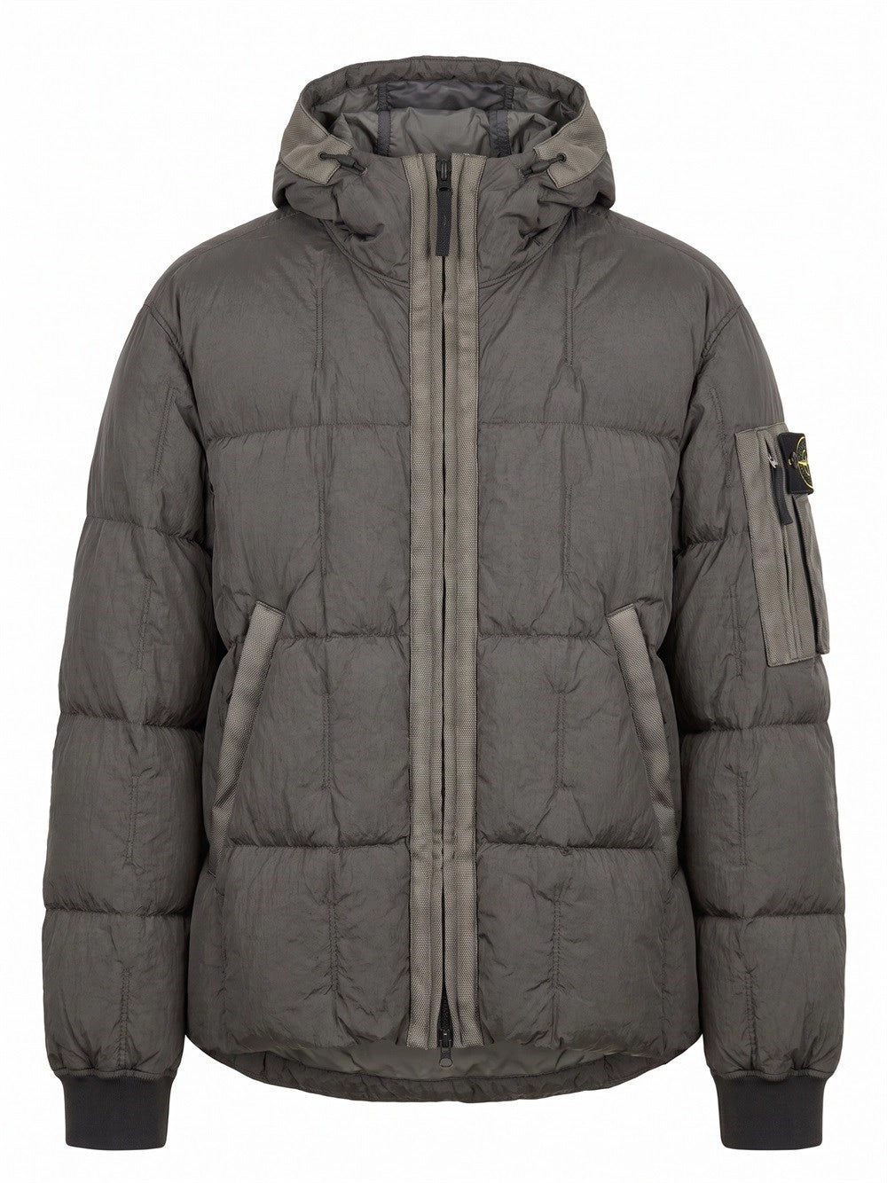 Stone Island Men Garment Dyed Crinkle Reps Ny Jacket STONE ISLAND