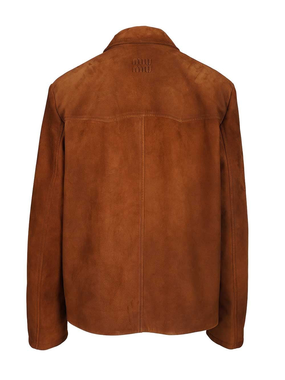 Miu Miu Women Suede Jacket MIU MIU