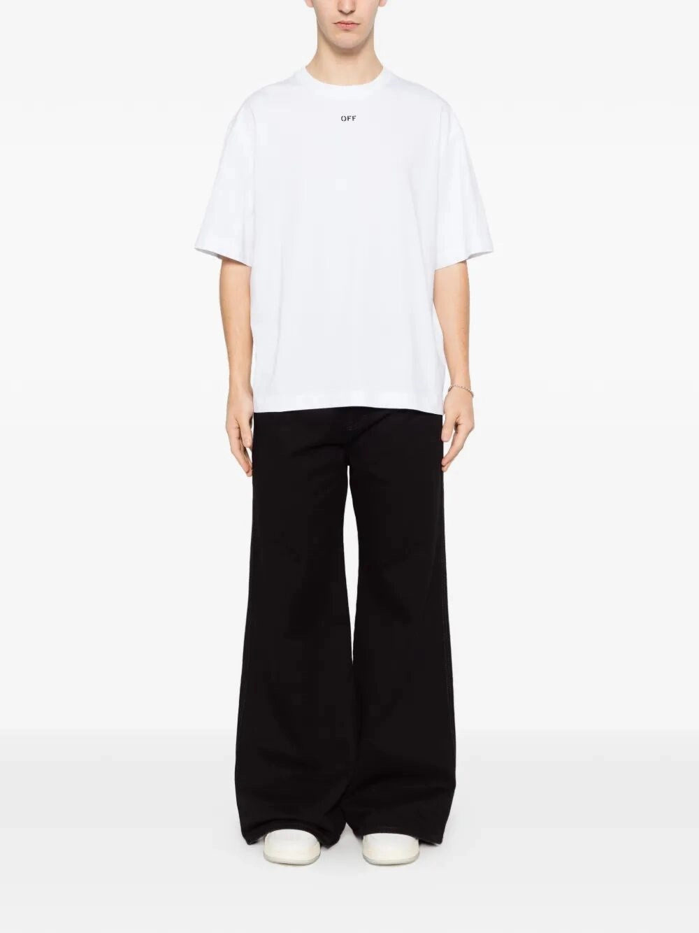 Off White Men `3D Spray Arrow Skate` Short Sleeve T-Shirt OFF-WHITE