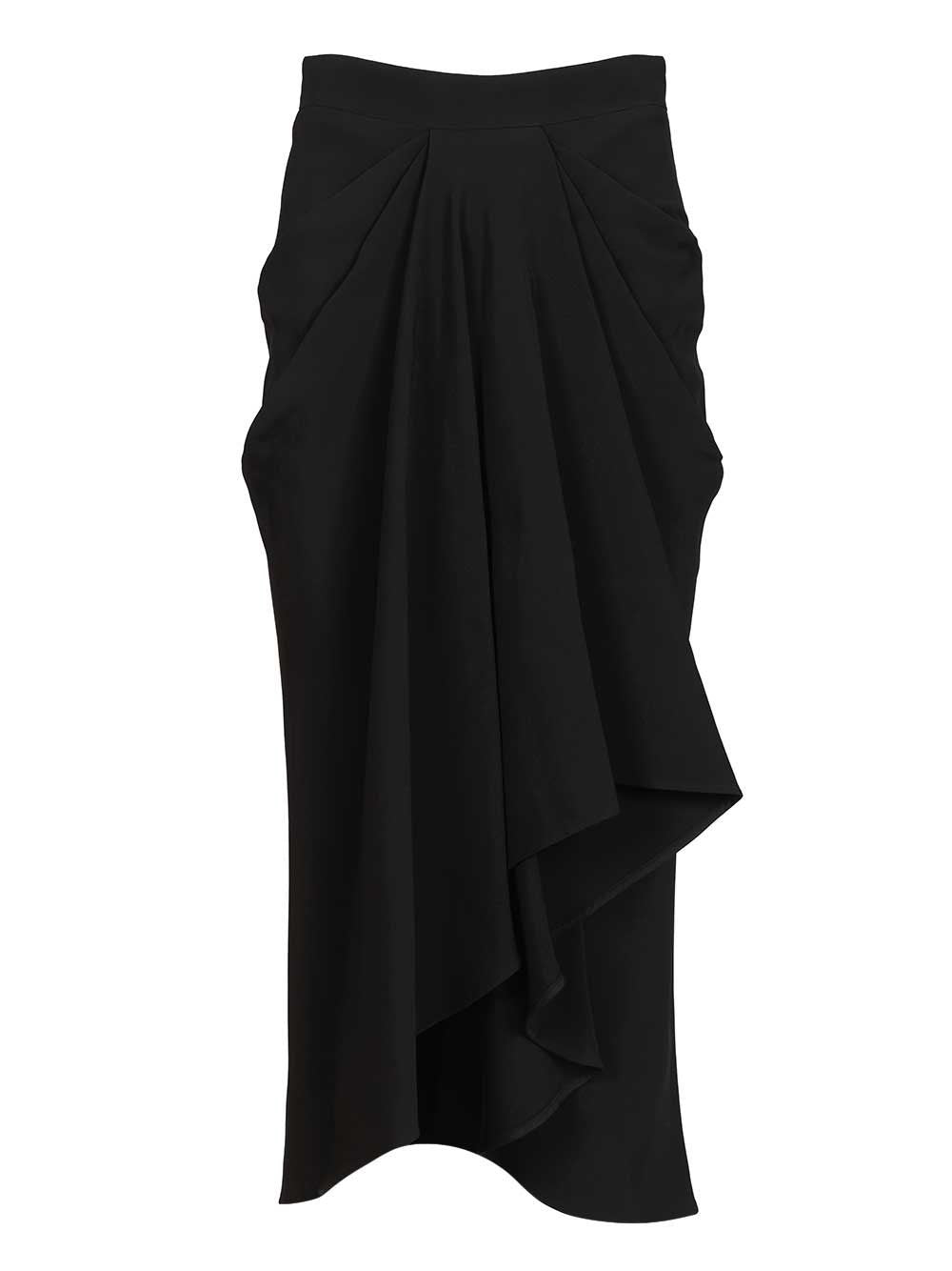 Givenchy Women Crêpe Cady Midi Skirt GIVENCHY