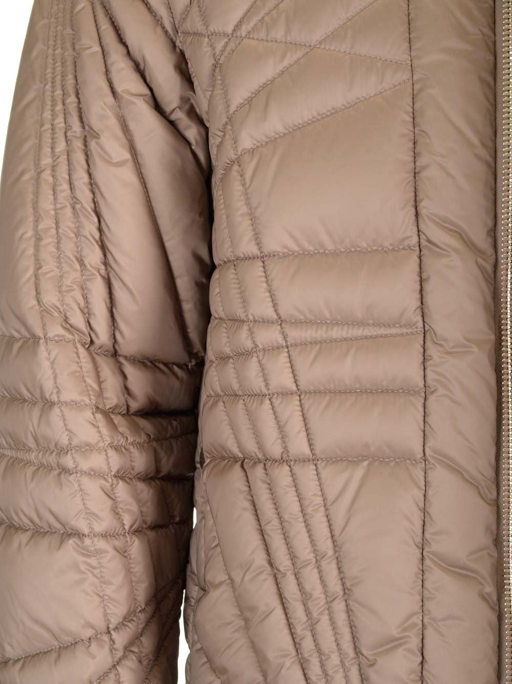 Moncler X Rick Owens Women "Megapenta" Padded Bomber Jacket MONCLER X RICK OWENS