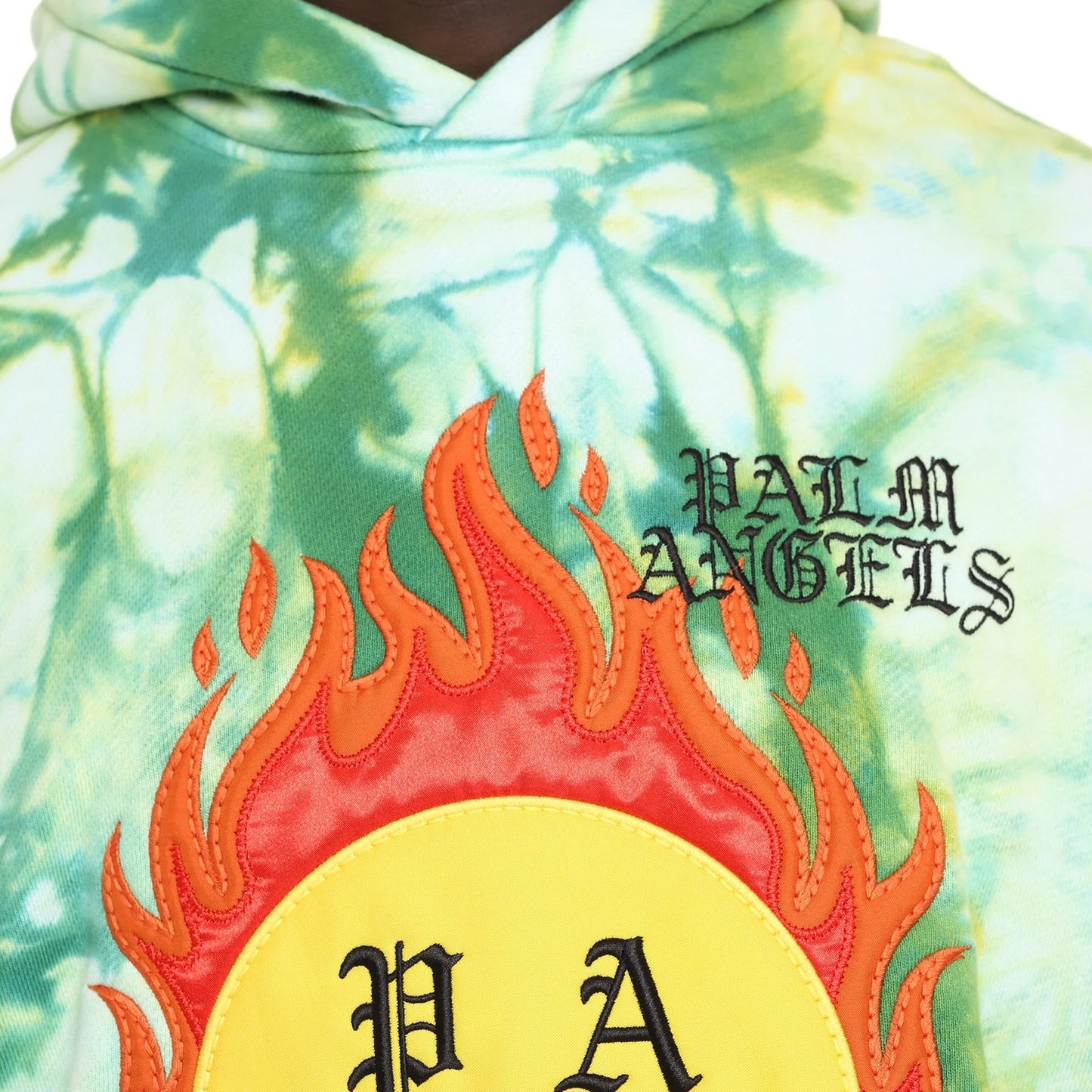 Palm Angels Hoodie Patch Sweatshirt Men PALM ANGELS