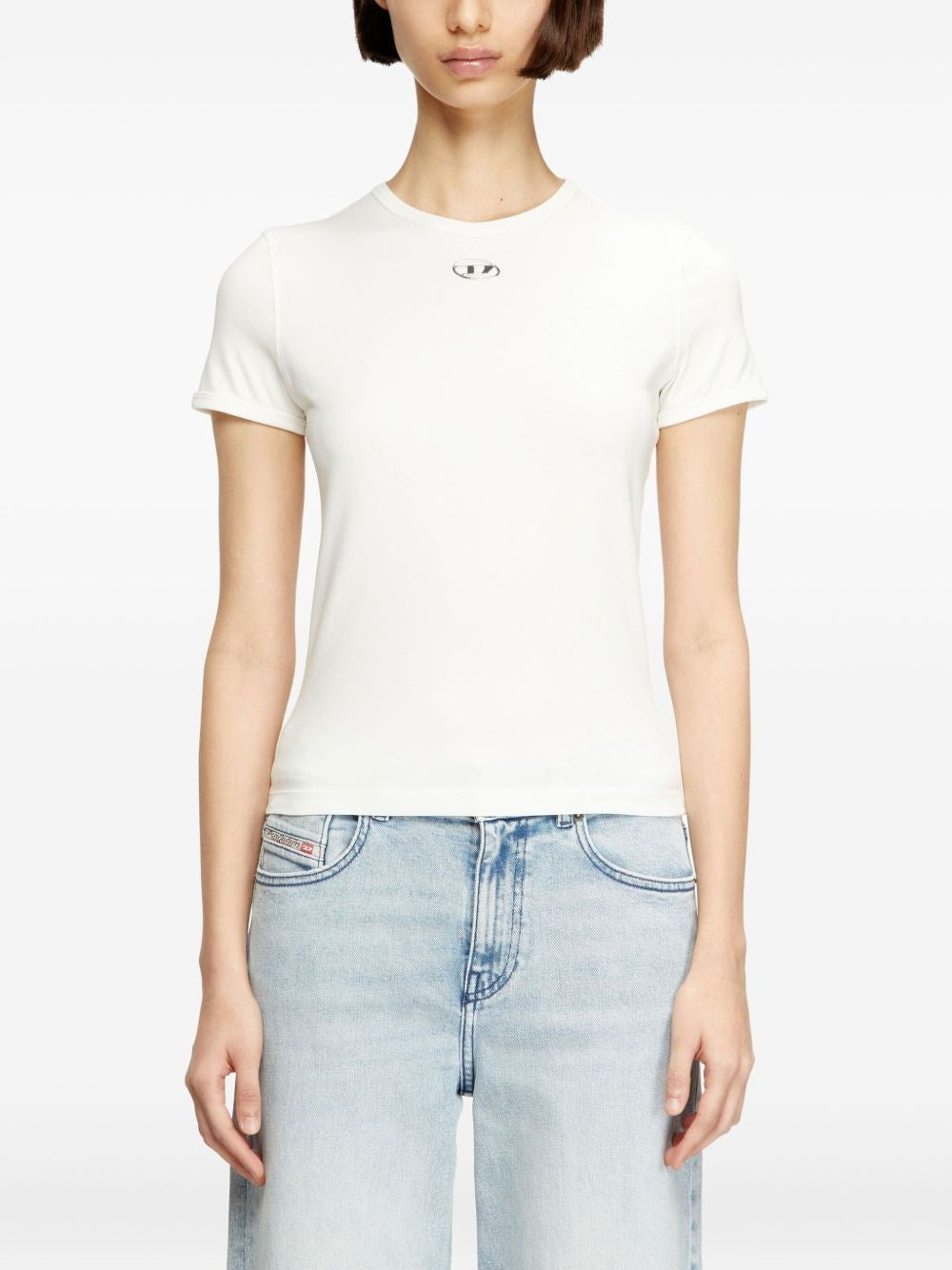 Diesel Women Slim Fit  Stretch  T-Shirt DIESEL