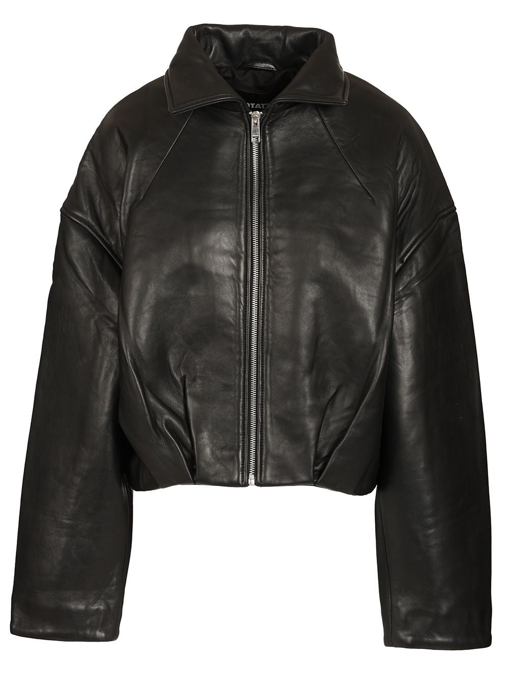 Rotate Women Boxy Leather Jacket ROTATE
