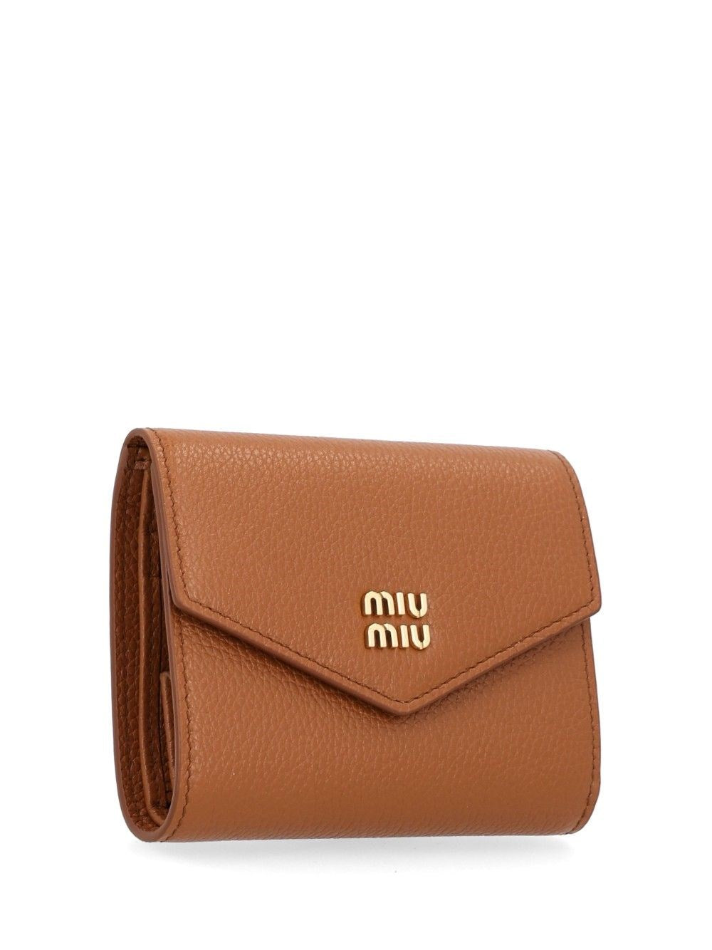 Miu Miu Women Compact Leather Wallet MIU MIU