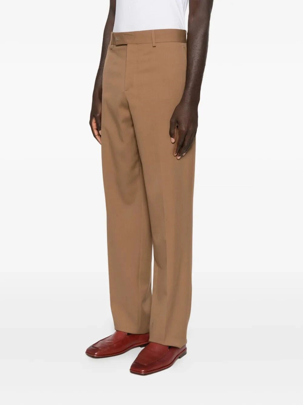 Fendi Men Wool Gabardine Pants FENDI
