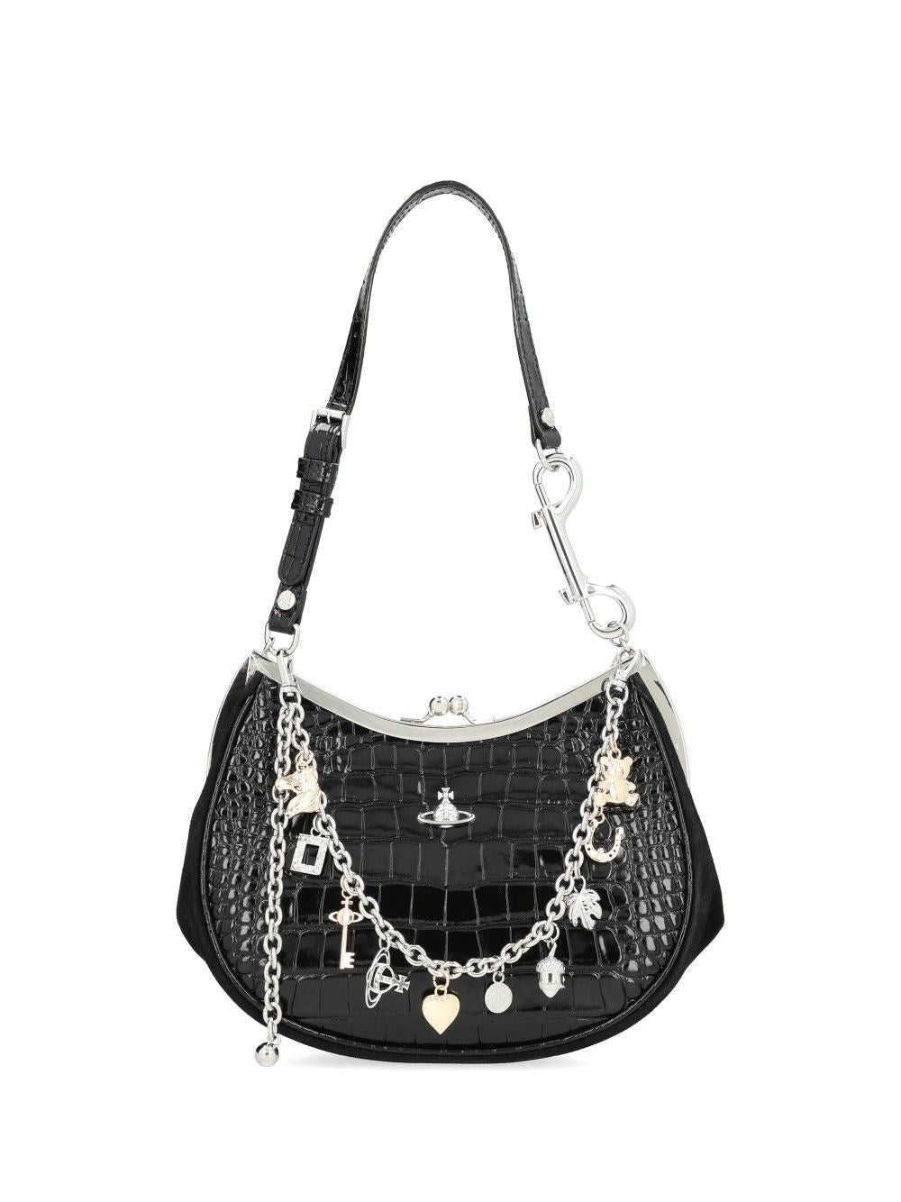 Vivienne Westwood Women Leather Charm Bag VIVIENNE WESTWOOD
