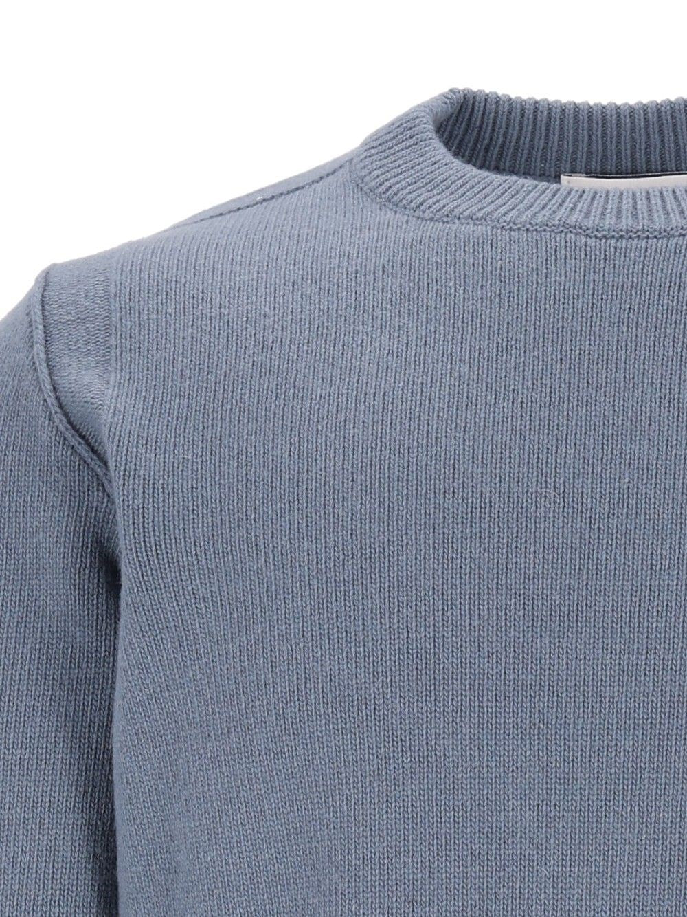 Stone Island Men Lambswool Crew Neck Sweater STONE ISLAND