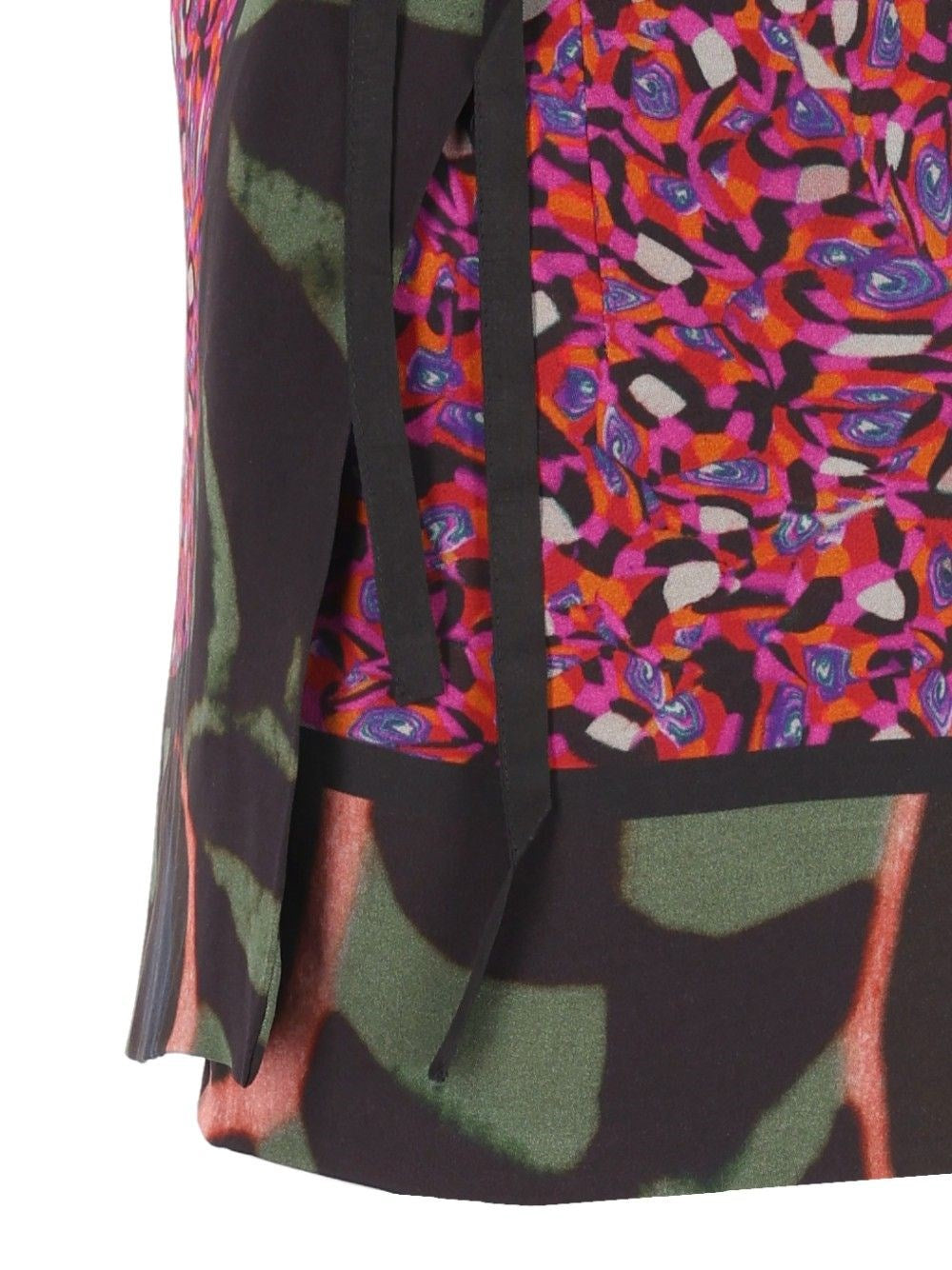 Dries Van Noten Women Gabrinas Printed Satin Wrap Mini Skirt DRIES VAN NOTEN