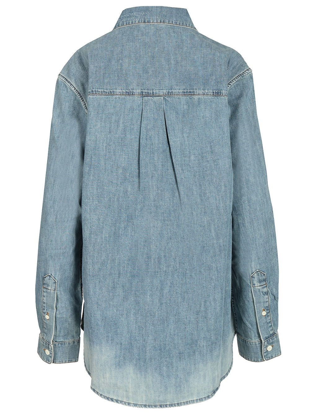 Miu Miu Women Chambray Shirt MIU MIU