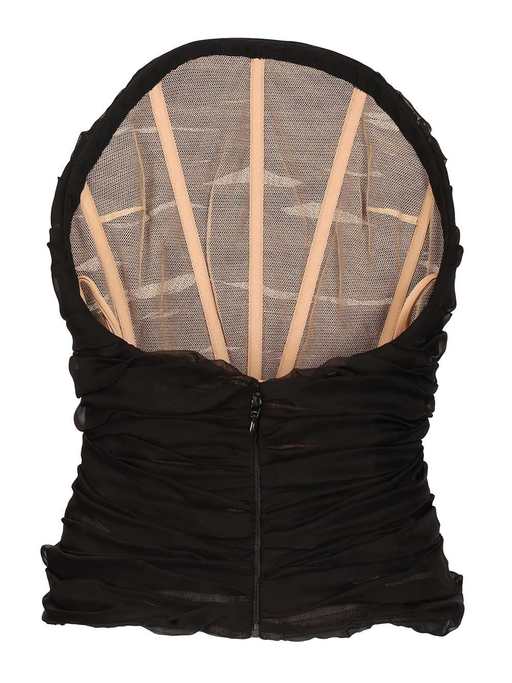 Balenciaga Women Fitted Bustier Top BALENCIAGA