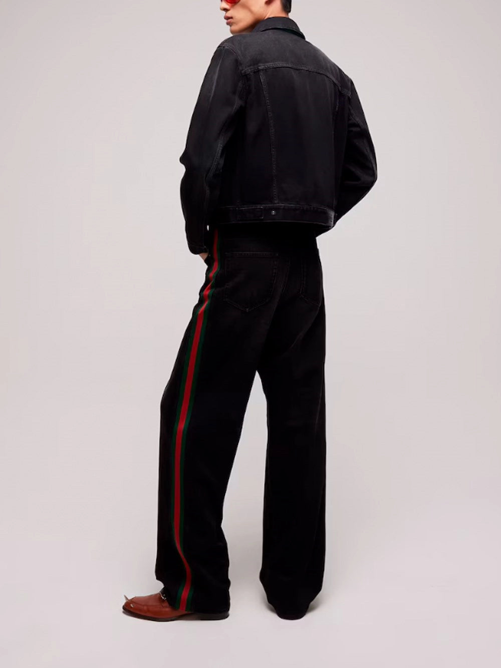 Gucci Men Denim Baggy Pants GUCCI