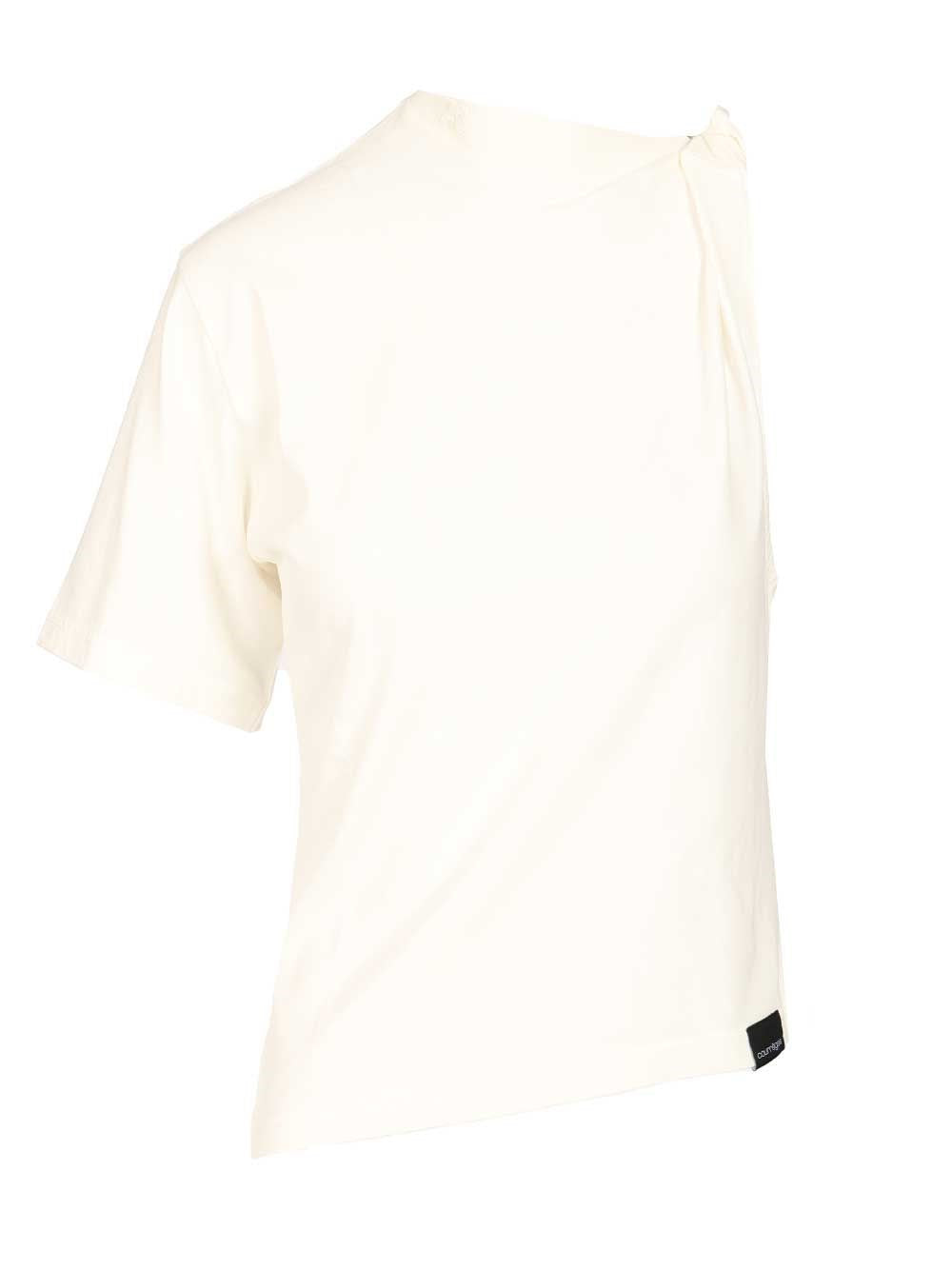 Courreges Women Asymmetrical T-Shirt COURREGES