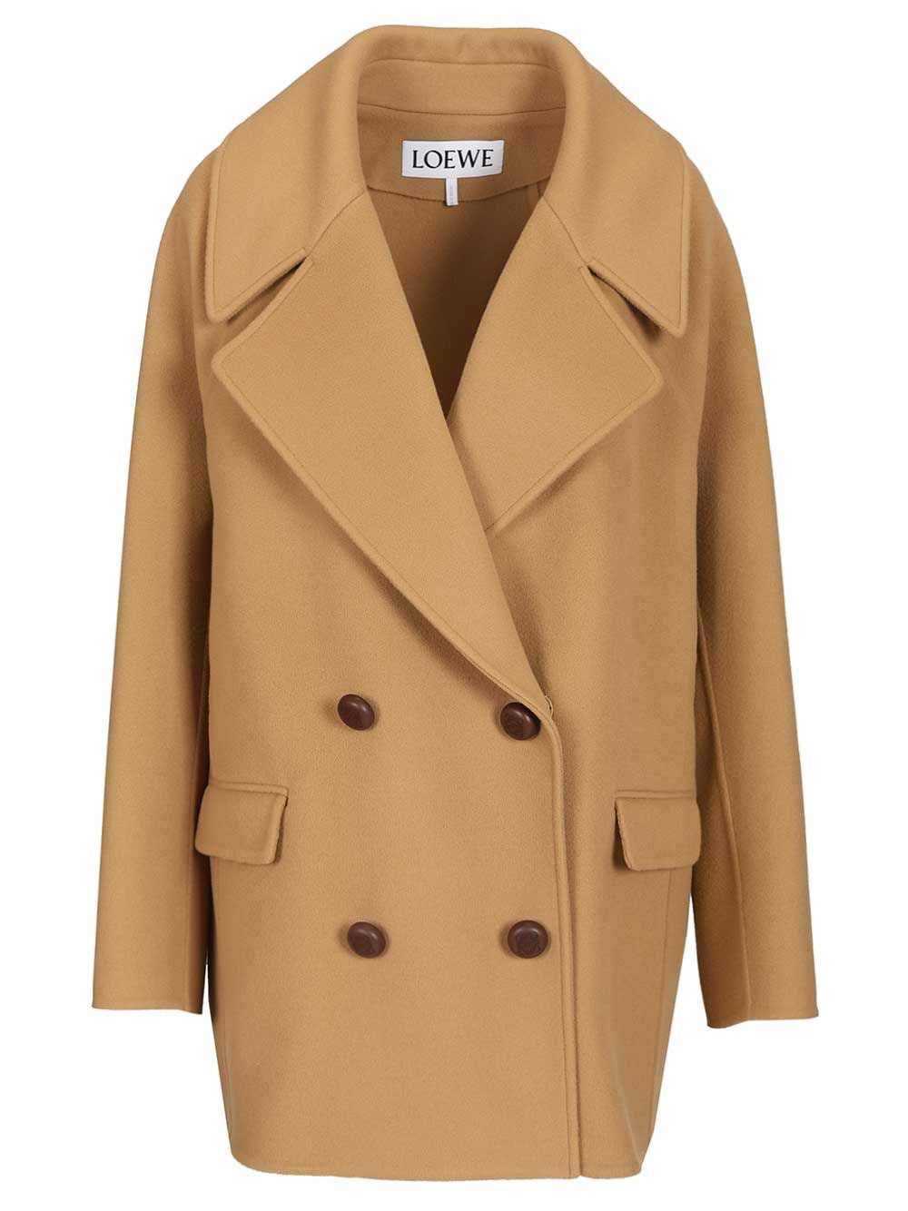 Loewe Women Short Wool Coat LOEWE