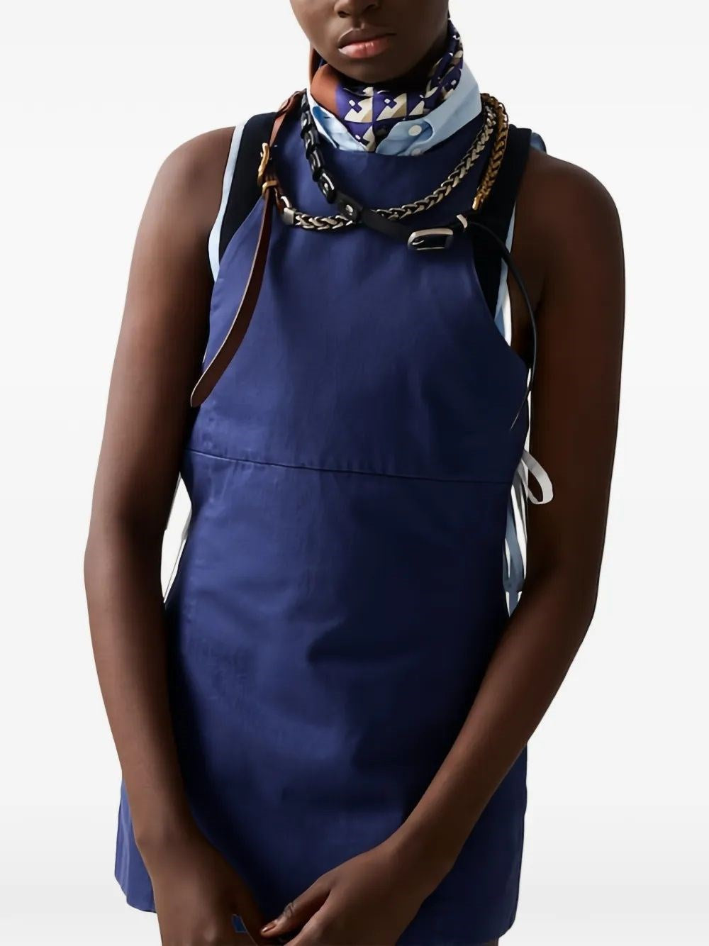 Miu Miu Women Gabardine Mini Dress MIU MIU