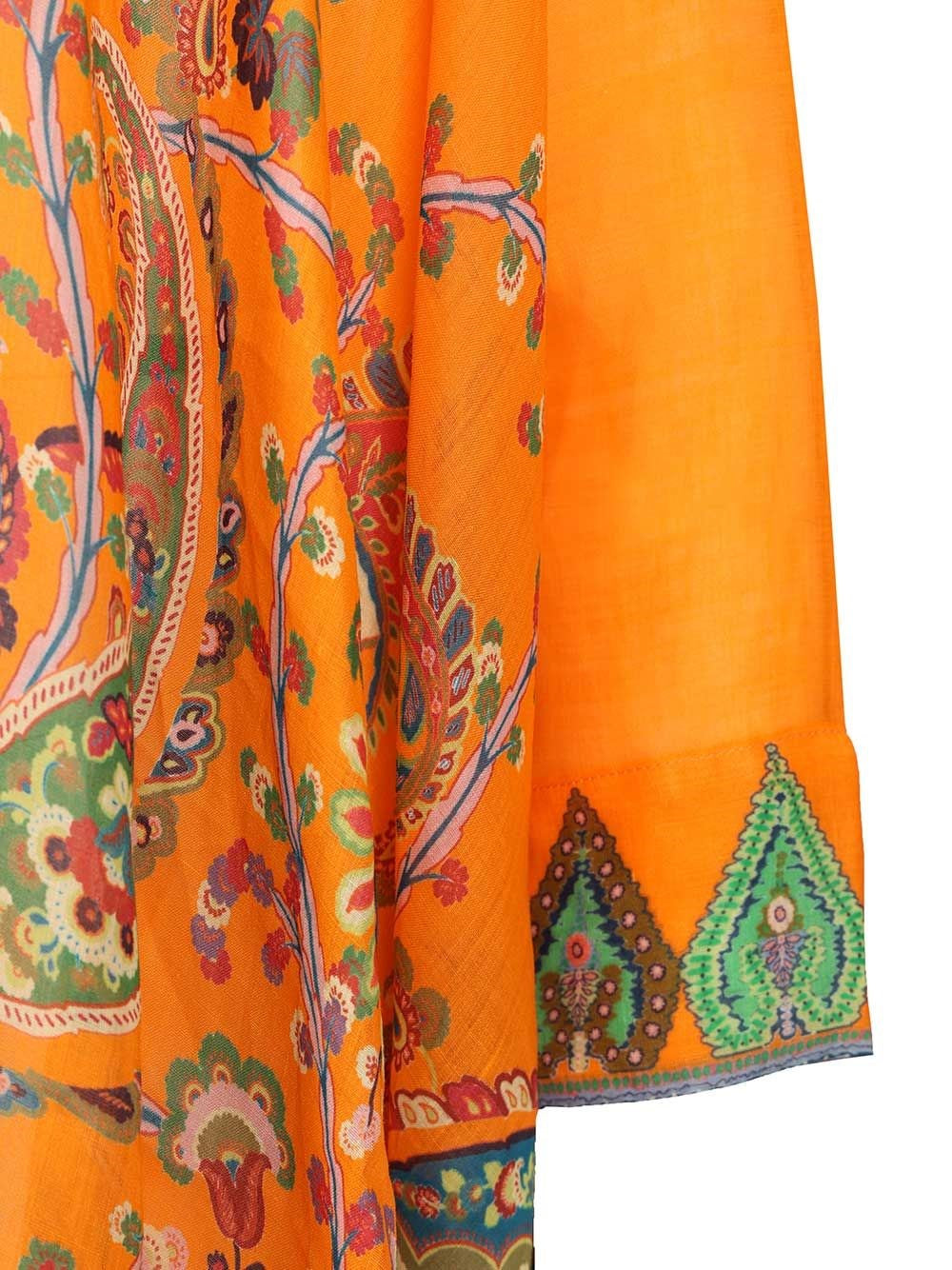 Etro Women Multicoloured Printed Ramie Blouse ETRO