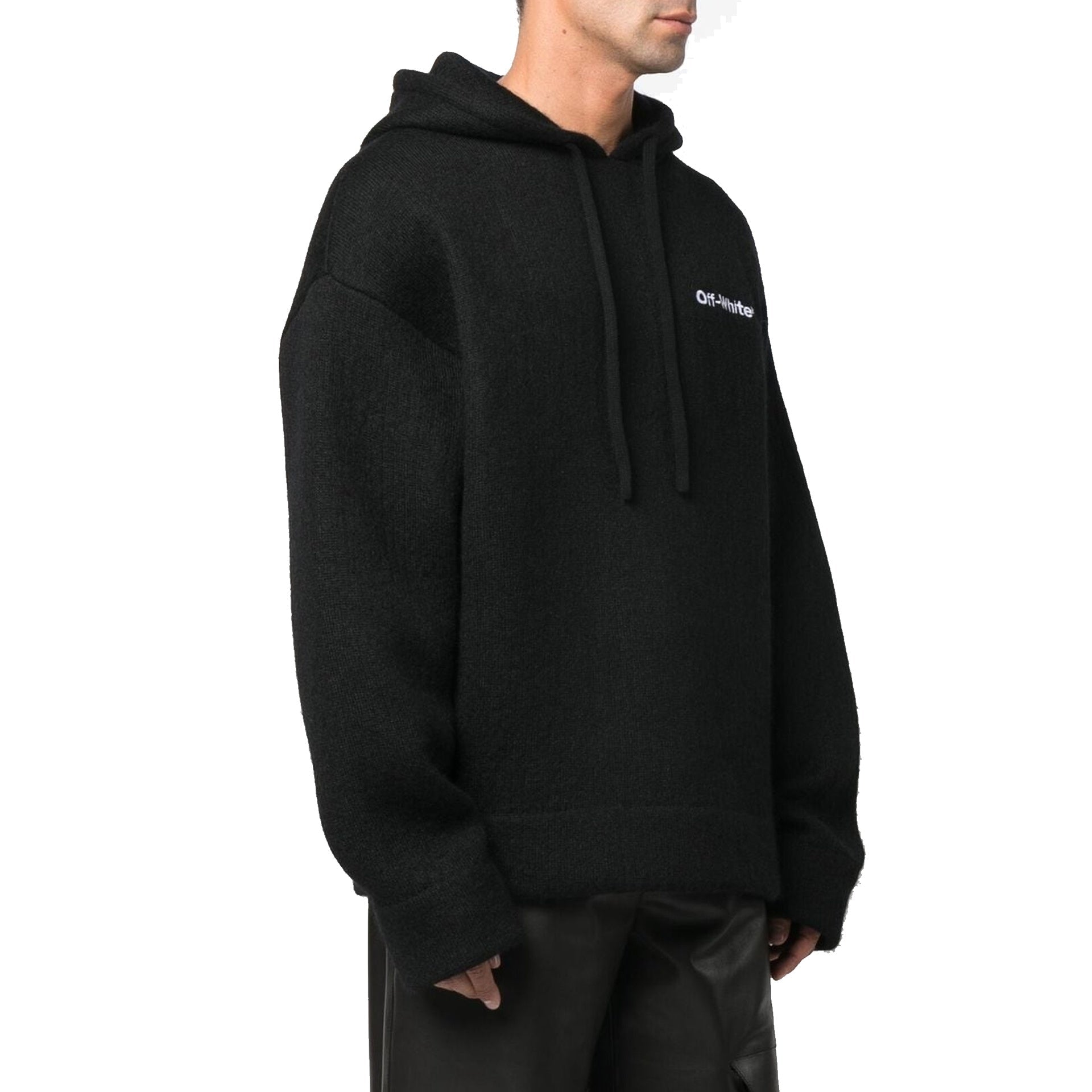 Off-White Knitted Hoodie Men OFF-WHITE
