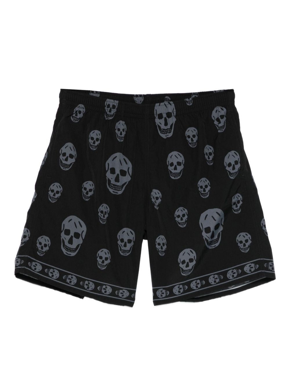 Mcqueen Men Swim Shorts With Skull Motif ALEXANDER MCQUEEN