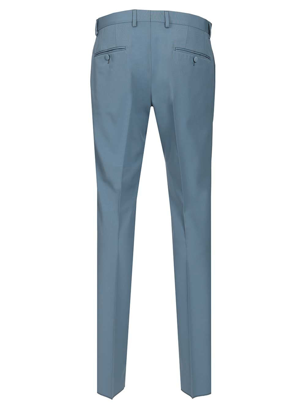 Dolce & Gabbana Men Wool Poplin Trousers DOLCE & GABBANA
