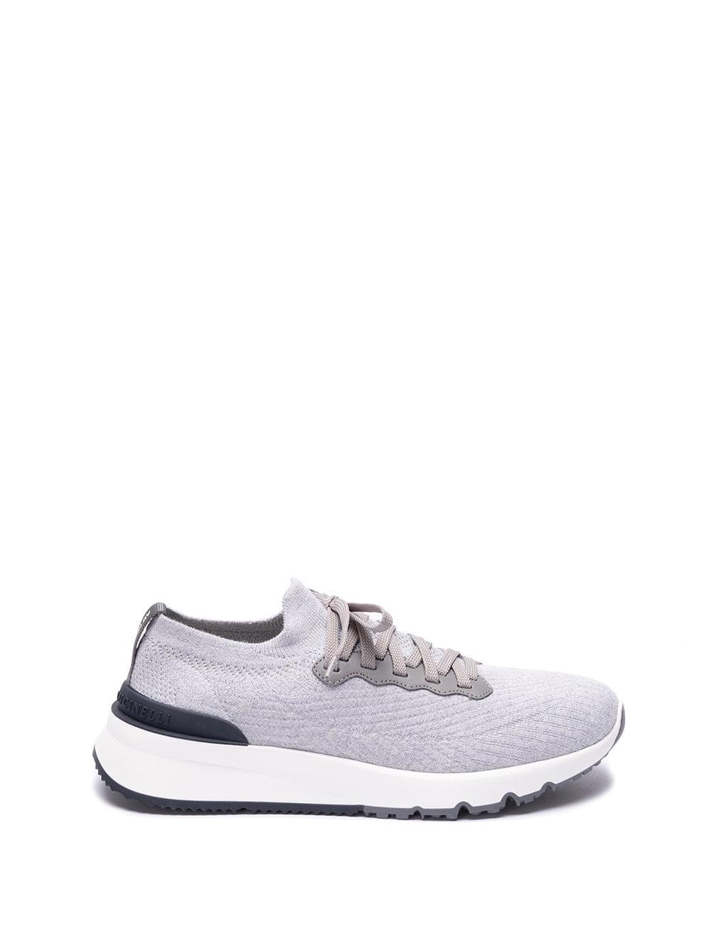 Brunello Cucinelli Men Knit Sneakers BRUNELLO CUCINELLI