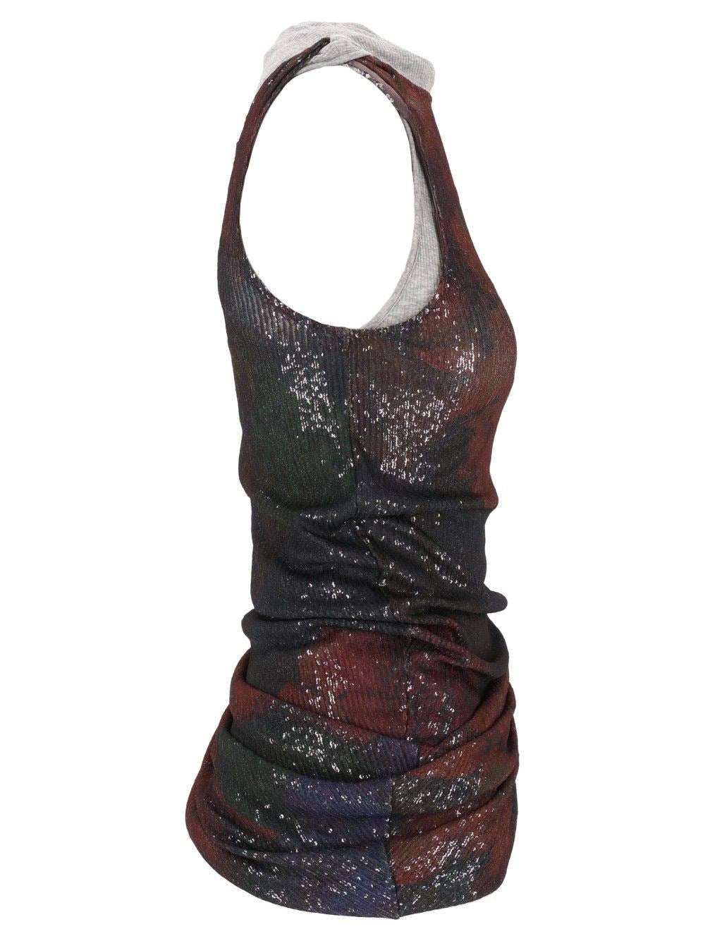 Maison Margiela Women Printed Draped Top MAISON MARGIELA