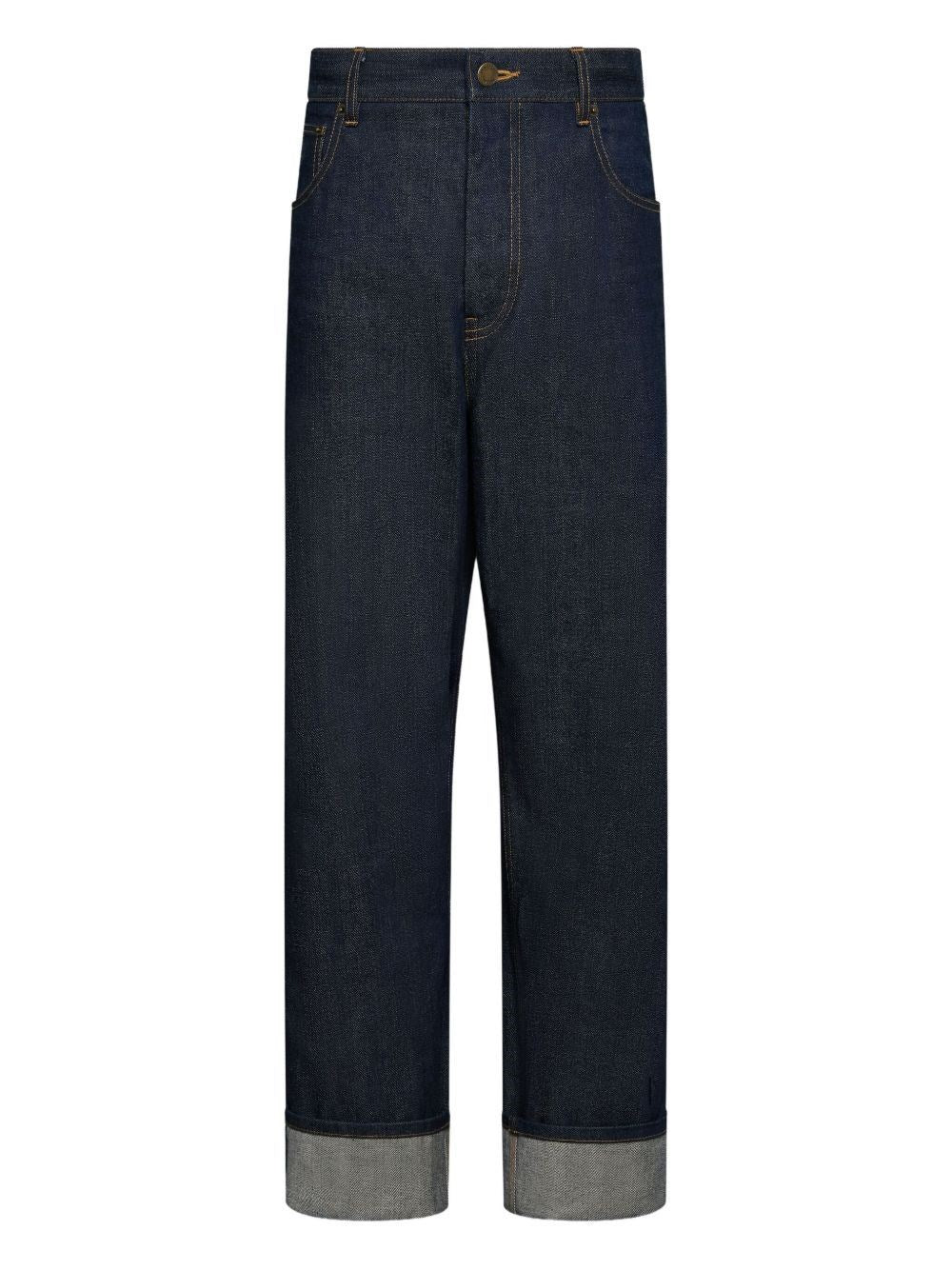 Thom Browne Men Selvedge Denim Pants THOM BROWNE