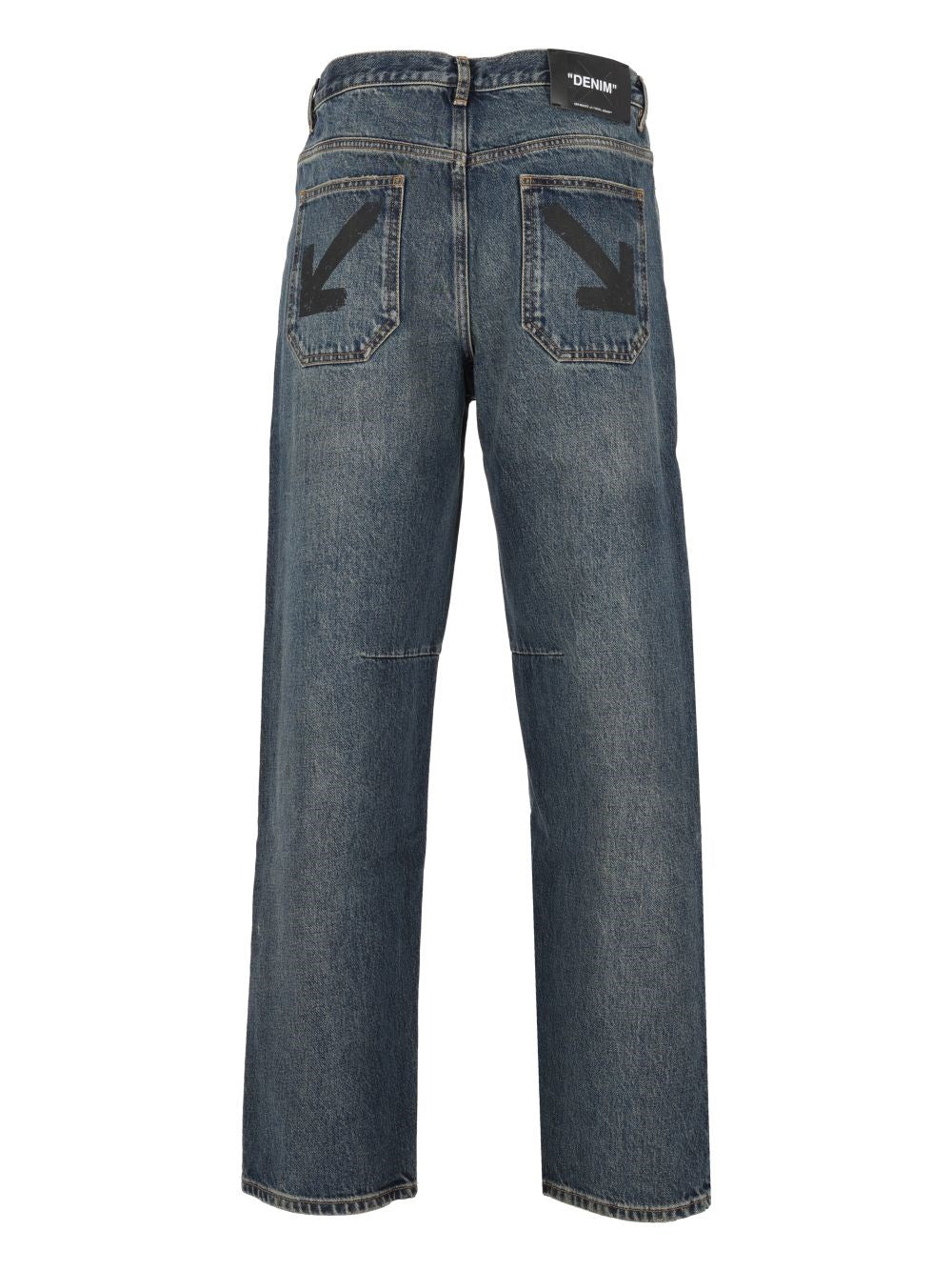 Off-White Men Half Arrow Slim-Fit Relaxed Jeans OFF-WHITE