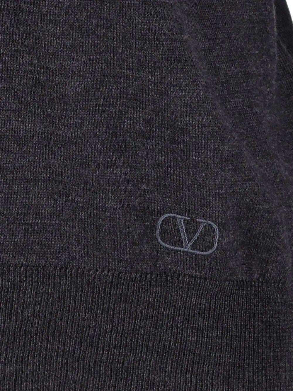 Valentino Garavani Men Wool Knit Polo Shirt VALENTINO GARAVANI