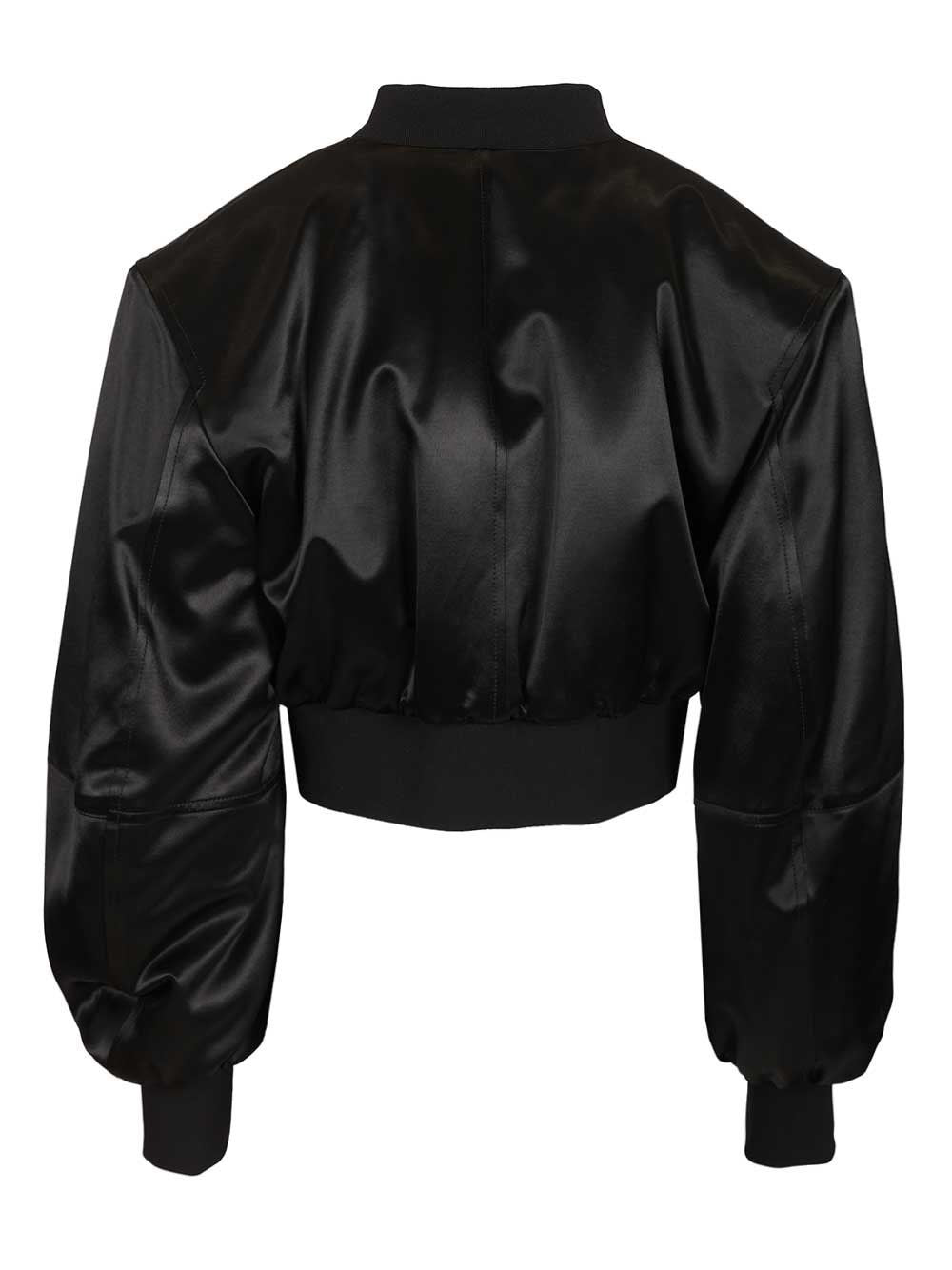 The Attico Women Satin Bomber Jacket THE ATTICO