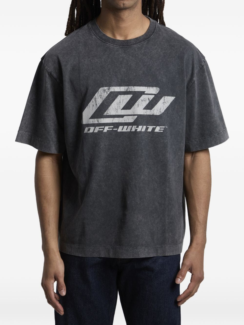 Off-White Men Racing Skate T-Shirt OFF-WHITE