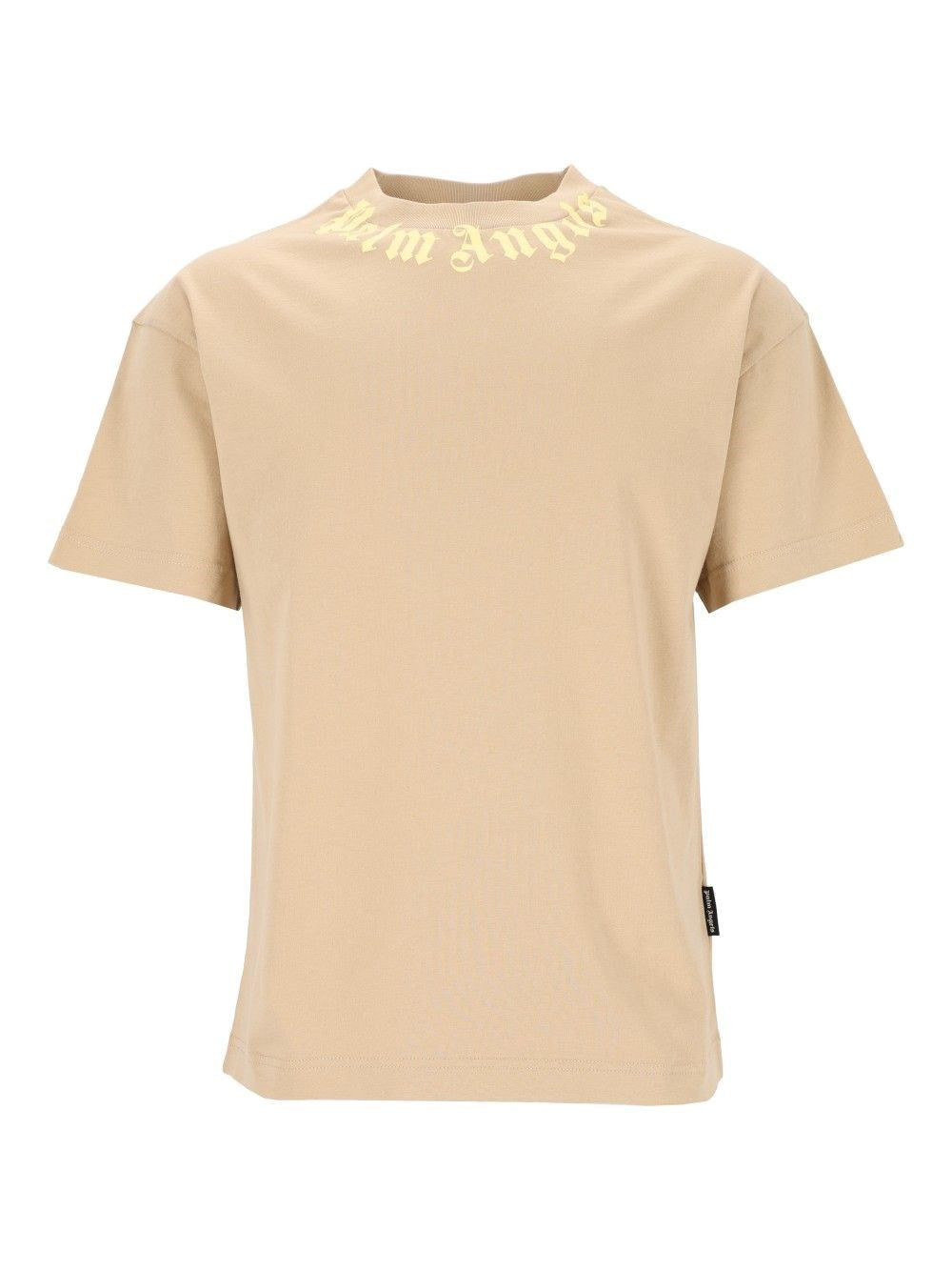 Palm Angels Men Neck Logo T-Shirt PALM ANGELS