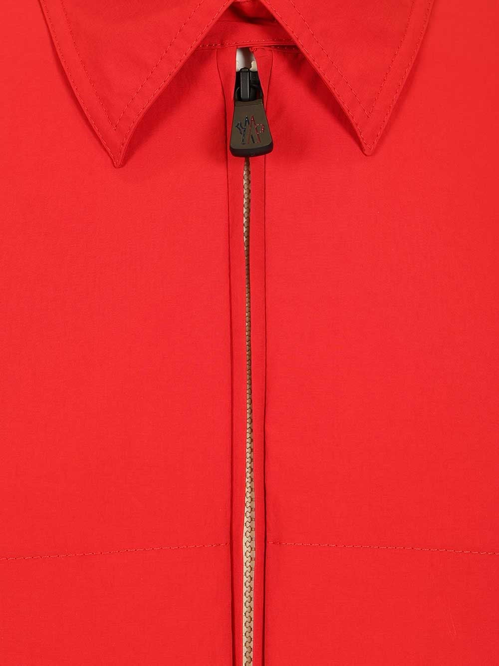 Moncler Grenoble Women Canvas Overshirt With Embroidered Logo MONCLER GRENOBLE