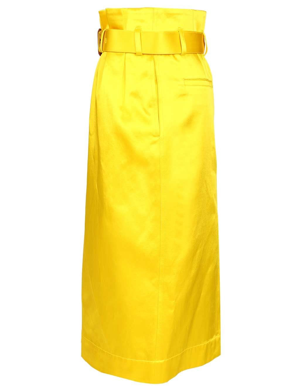 Dries Van Noten Women Seachy Cotton Satin Skirt DRIES VAN NOTEN