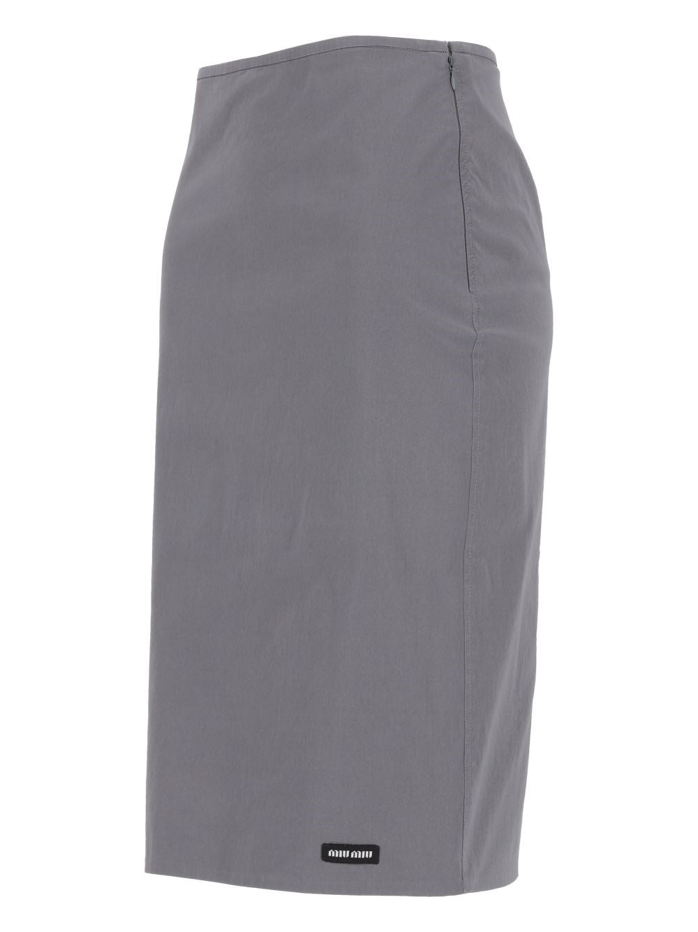 Miu Miu Women Stretch Poplin Skirt MIU MIU