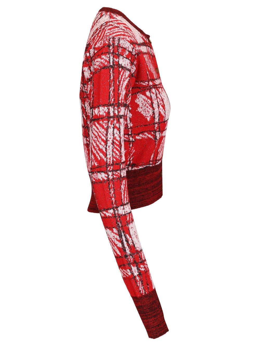 Vivienne Westwood Women Cardigan Scribble Check VIVIENNE WESTWOOD