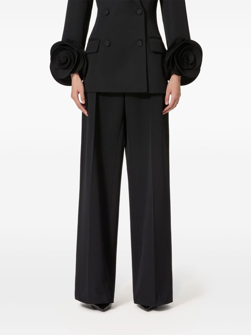 Valentino Garavani Women Grisaille Wool Trousers VALENTINO GARAVANI