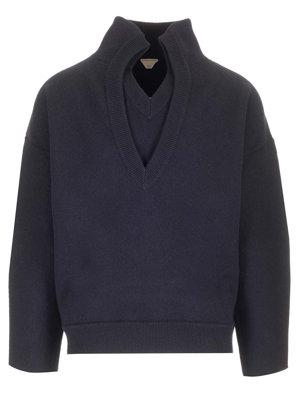 Bottega Veneta Men Compact Wool Sweater BOTTEGA VENETA