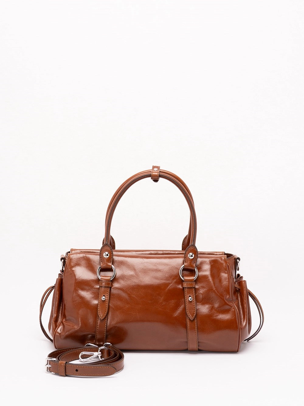 Miu Miu Women Shiny Leather Handbag MIU MIU