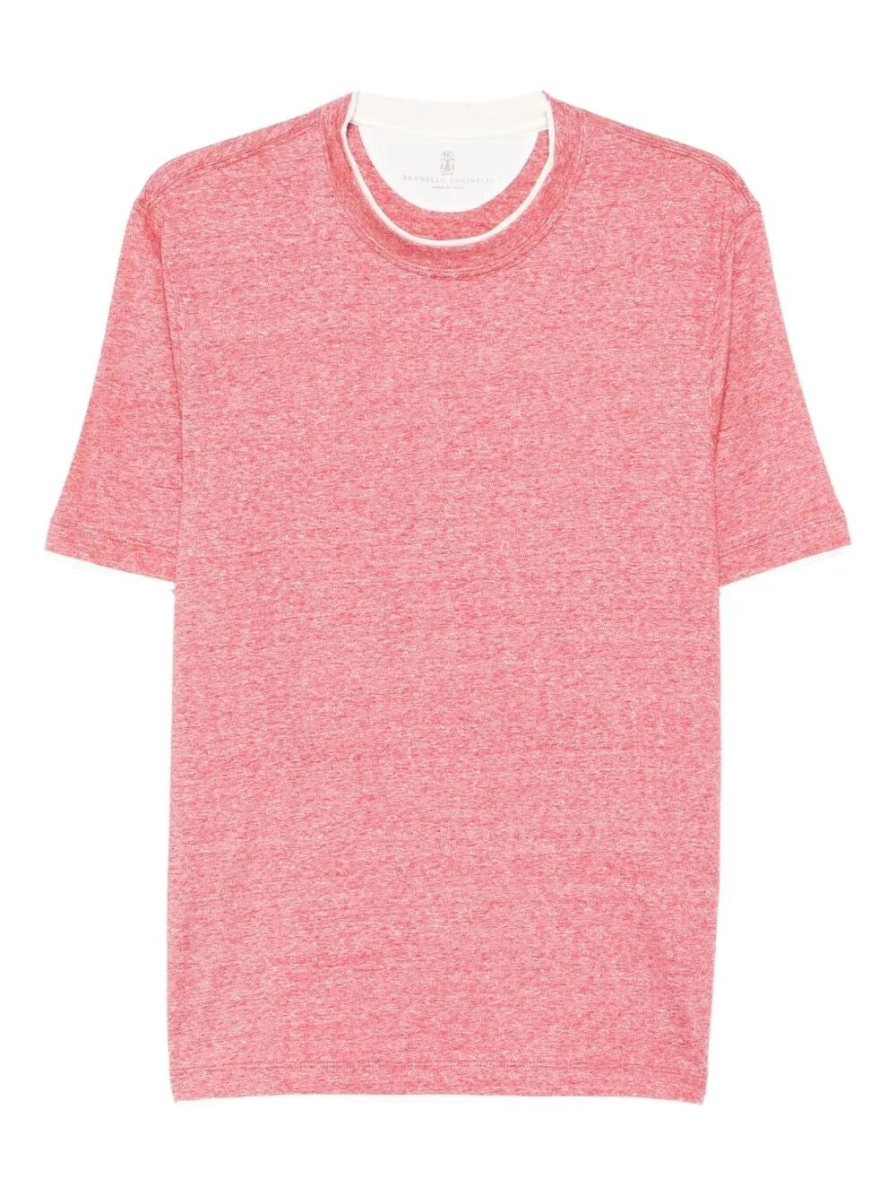 Brunello Cucinelli Men T-Shirt With Faux-Layering BRUNELLO CUCINELLI
