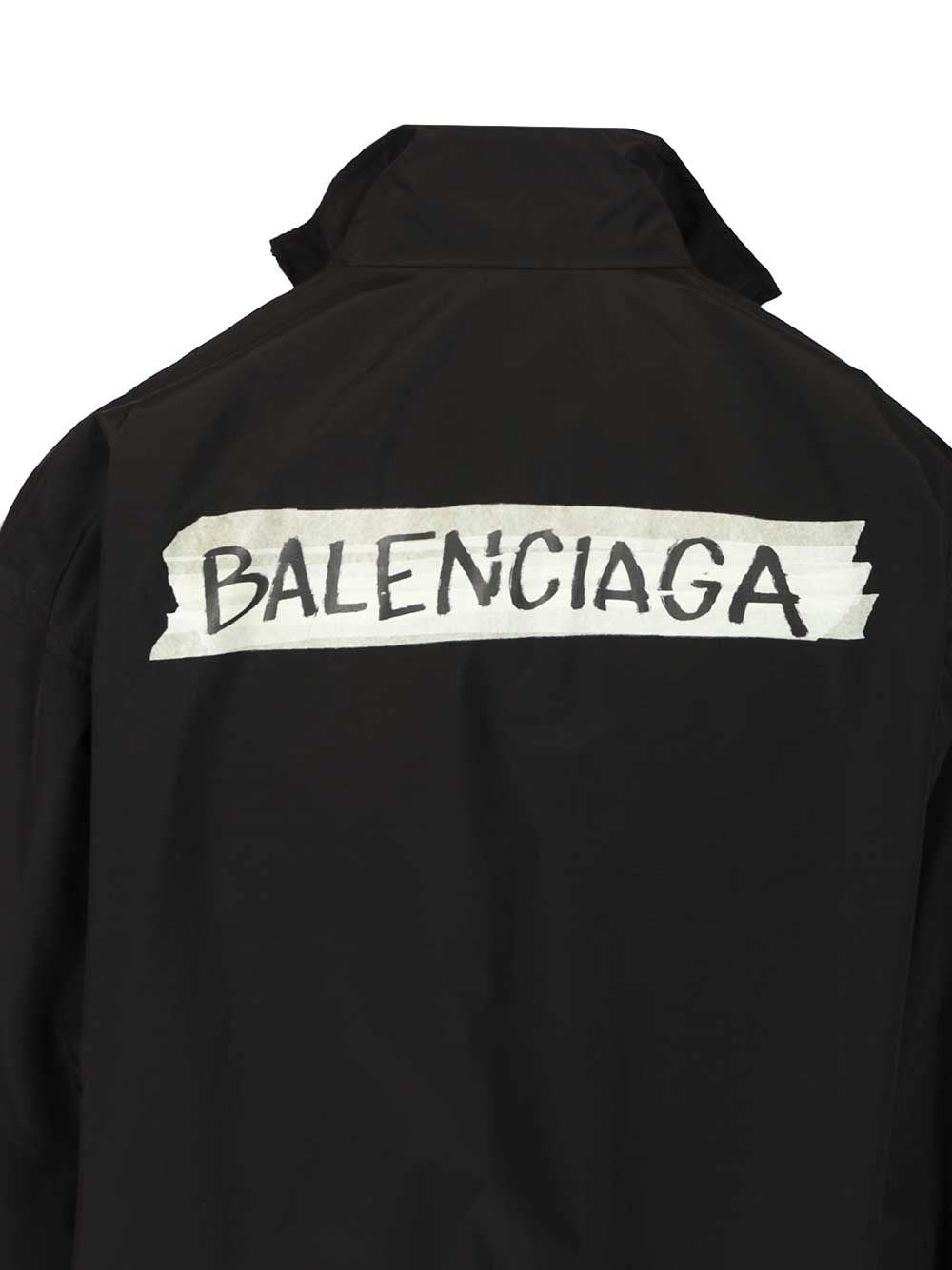 Balenciaga Men Masking Tape Tracksuit Jacket BALENCIAGA