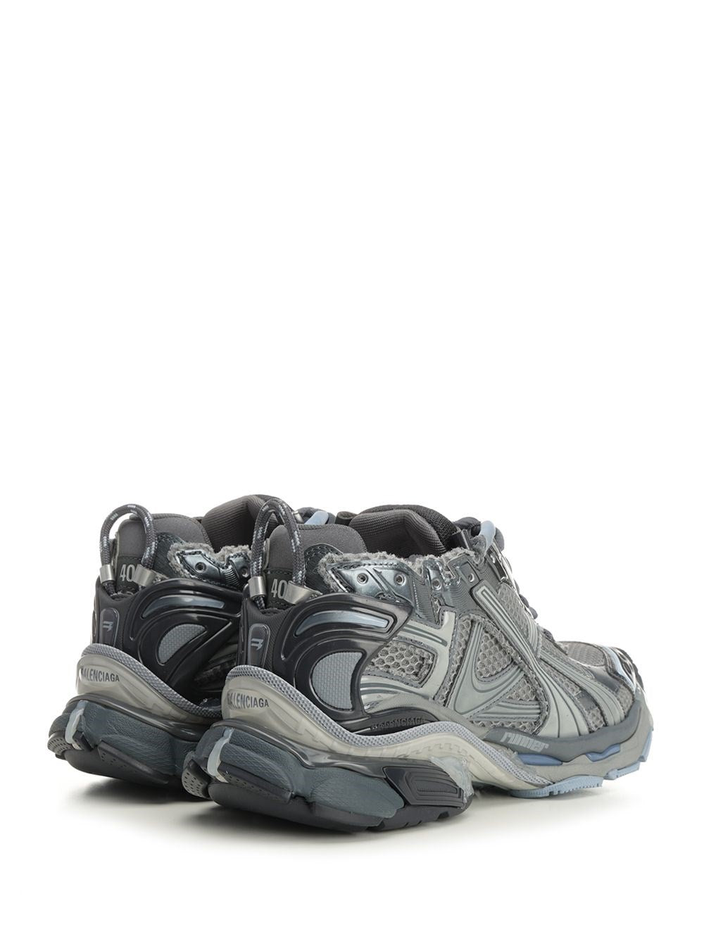 Balenciaga Men Runner Sneakers In Mesh And Nylon BALENCIAGA
