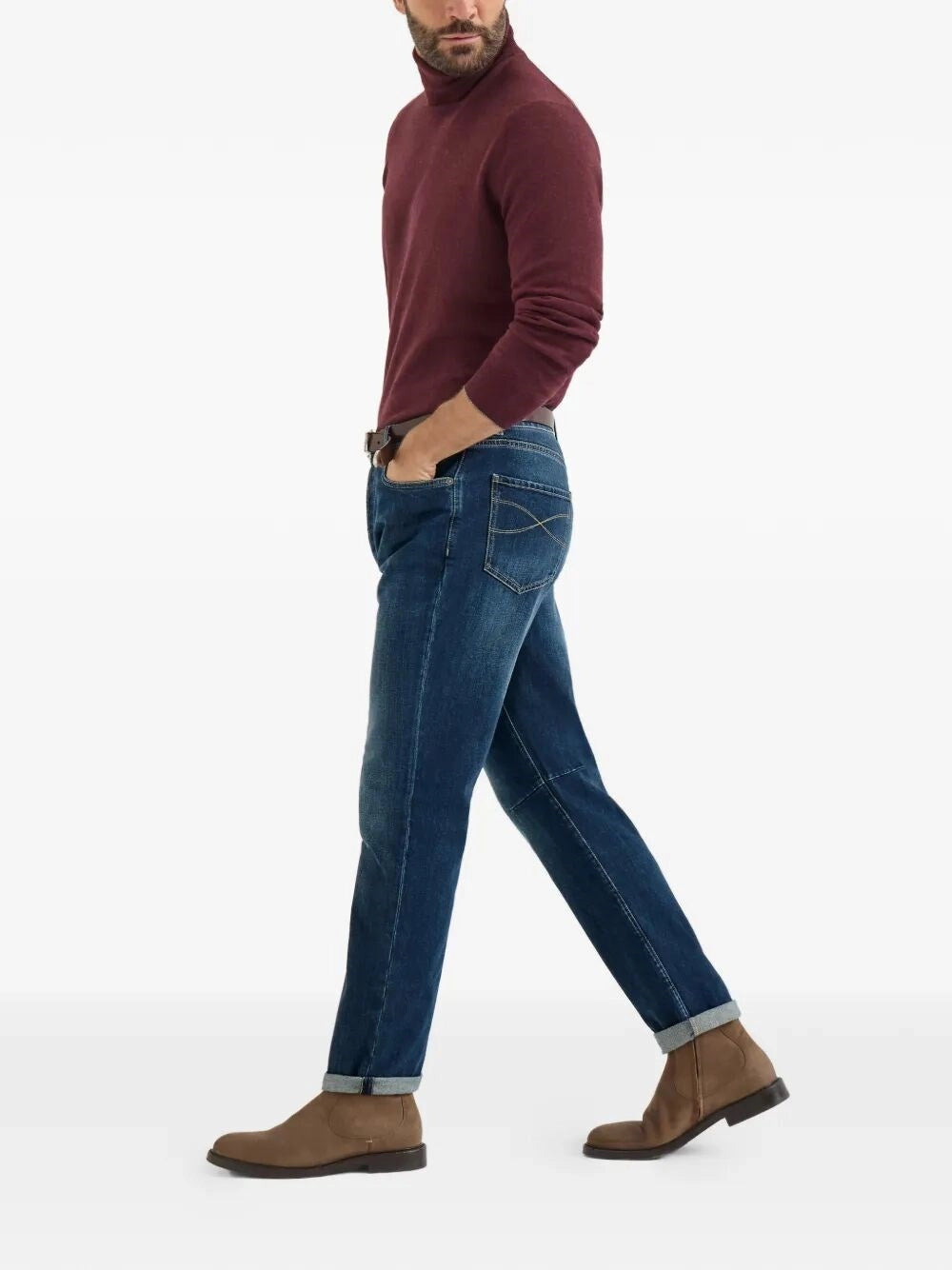 Brunello Cucinelli Men Denim Pants BRUNELLO CUCINELLI