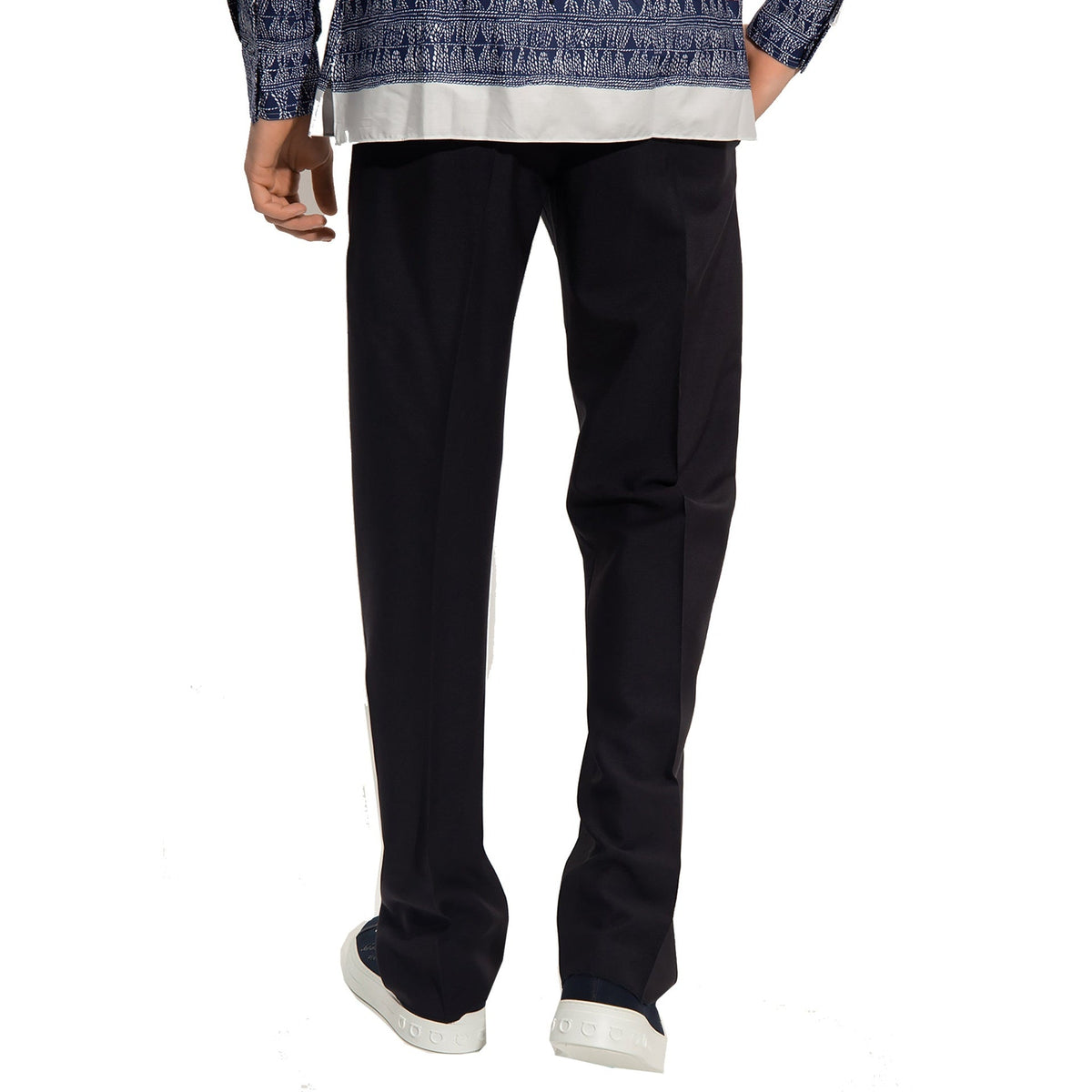 Salvatore Ferragamo Cotton And Silk Pants Men FERRAGAMO